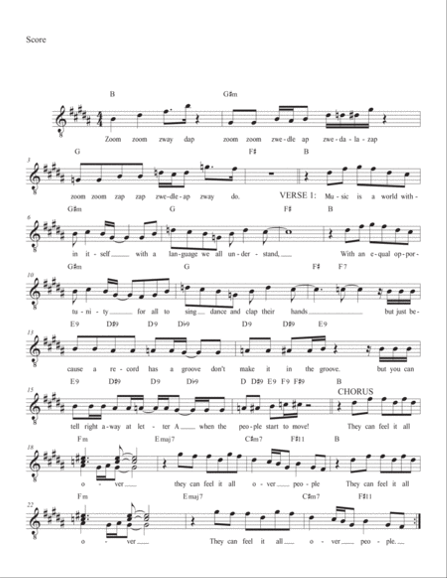 Sir Duke Small Ensemble scores gallery preview page 1