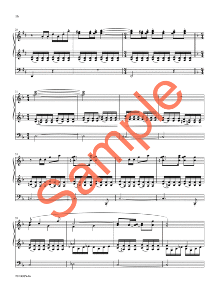 A Thousand Tongues Organ Solo scores gallery preview page 14