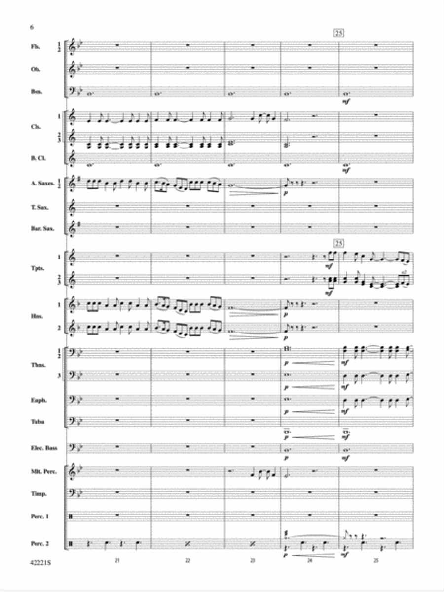 Carry On: Score Concert Band scores gallery preview page 6