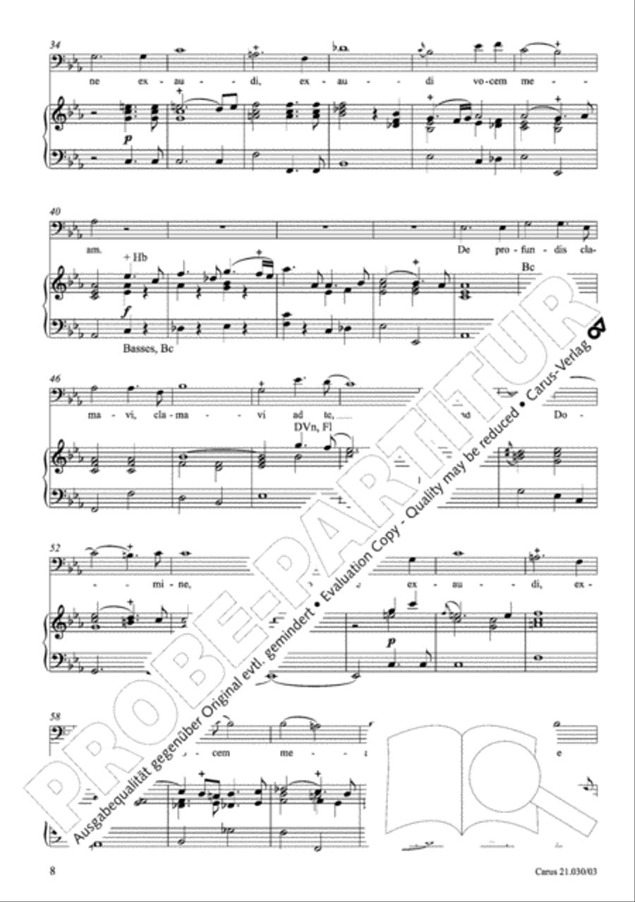 De profundis Men's Choir scores gallery preview page 9