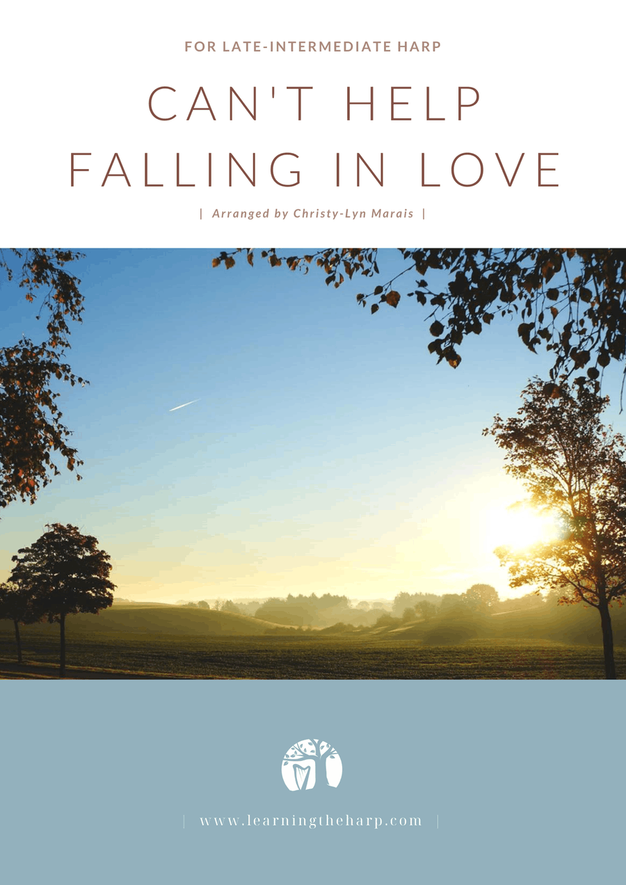Can't Help Falling In Love Harp scores gallery preview page 1