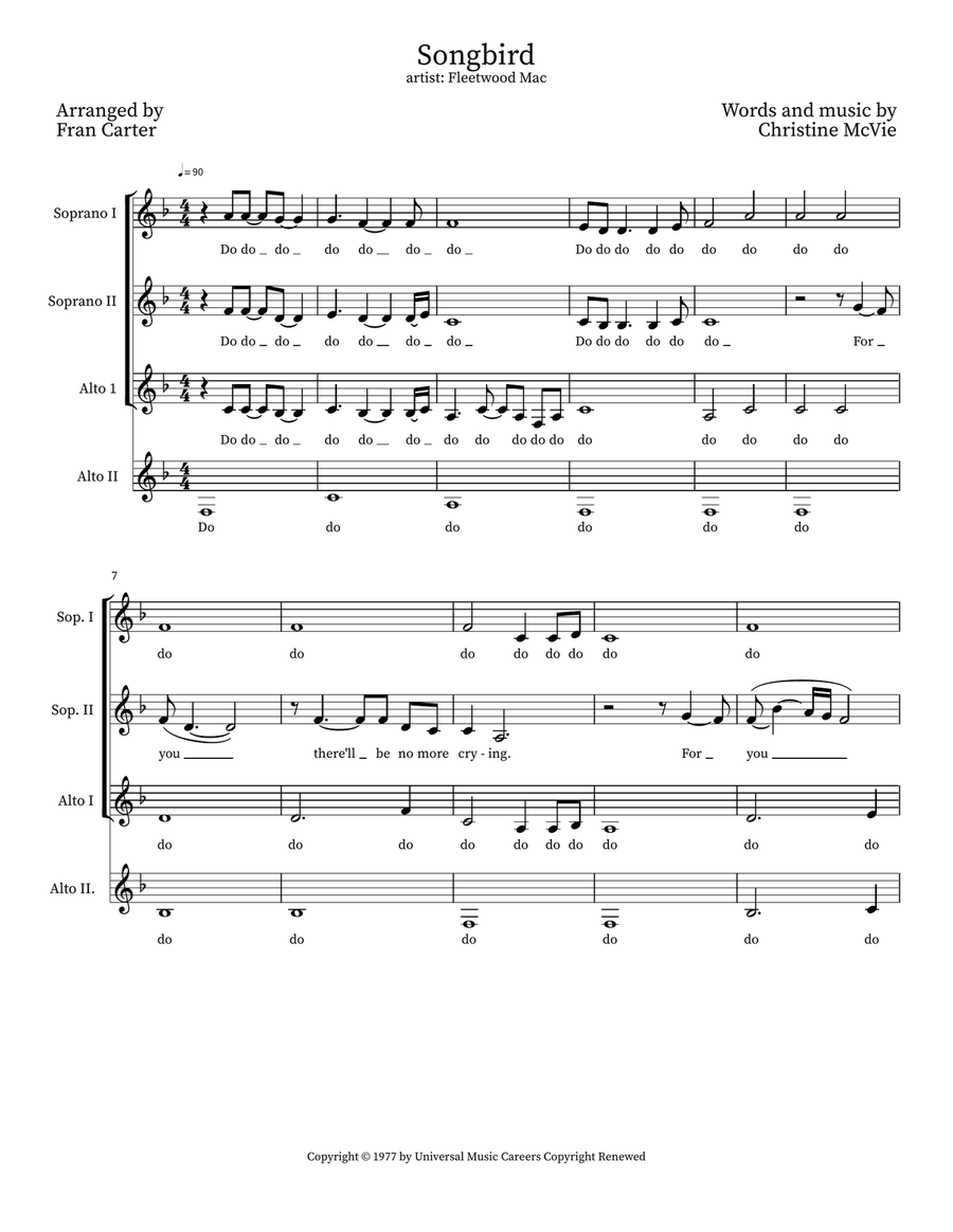 Songbird Songbird SSAA scores gallery preview page 1