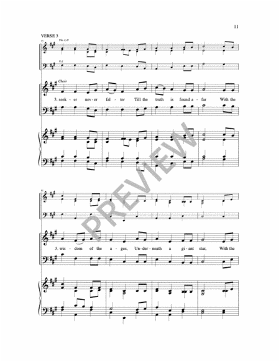 Those Who Love and Those Who Labor Choir scores gallery preview page 10
