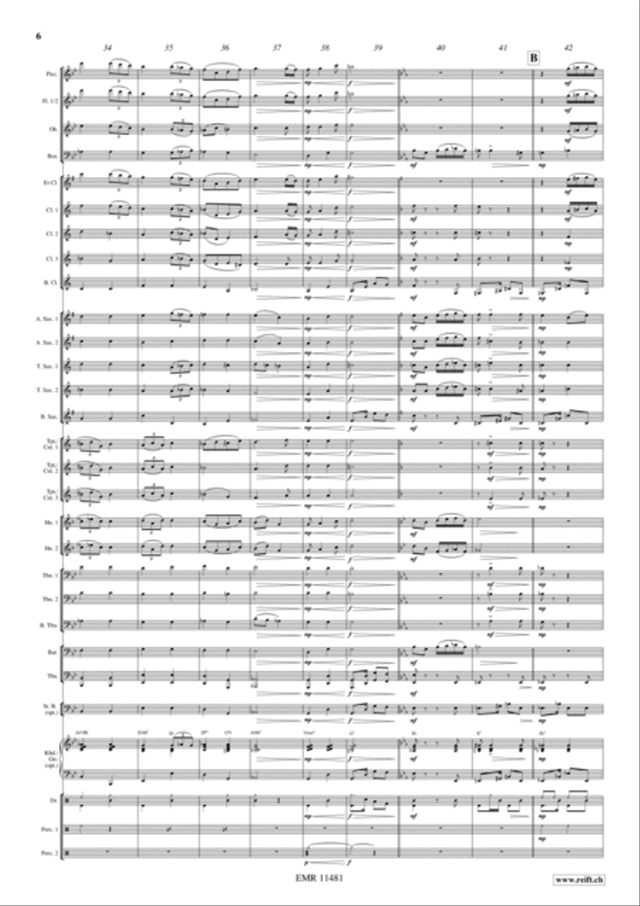 Flight To Marrakech Flight To Marrakech Concert Band scores gallery preview page 7