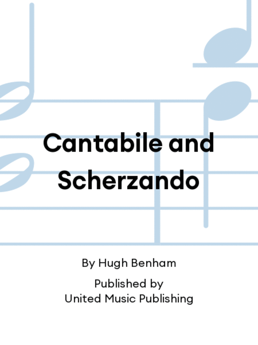 Cantabile and Scherzando Piano Accompaniment scores gallery preview page 1