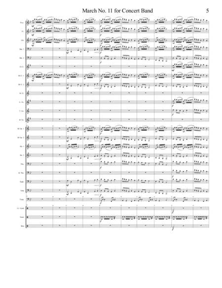 March No. 11 for Concert Band image number null
