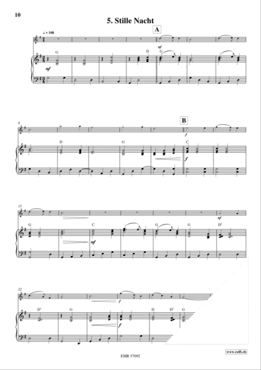 18 Christmas Songs Tenor Recorder scores gallery preview page 8