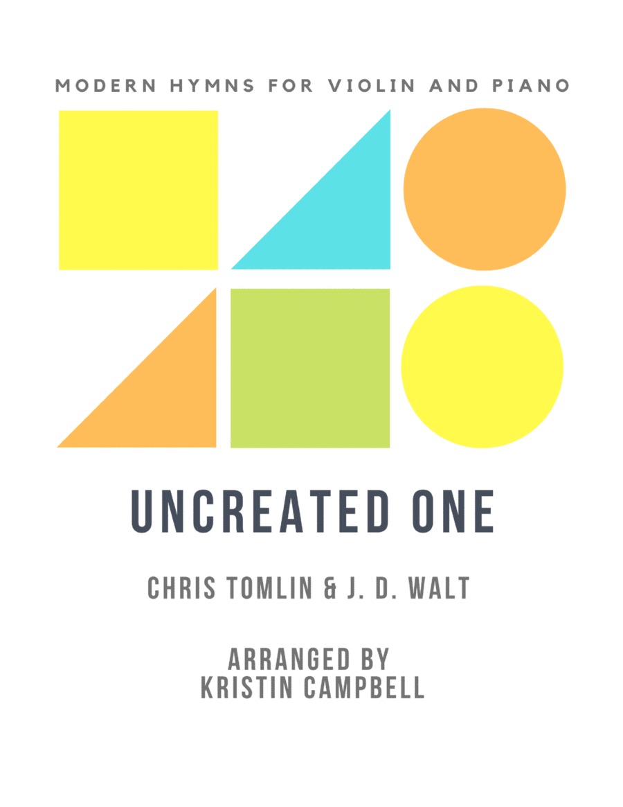 Uncreated One Violin Solo scores gallery preview page 1