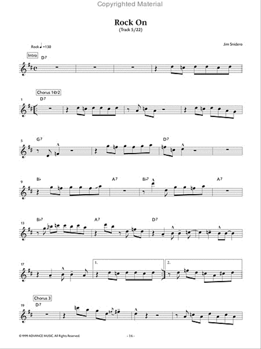 Easy Jazz Conception Tenor Saxophone Tenor Saxophone scores gallery preview page 6