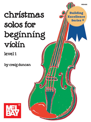 Book cover for Christmas Solos for Beginning Violin
