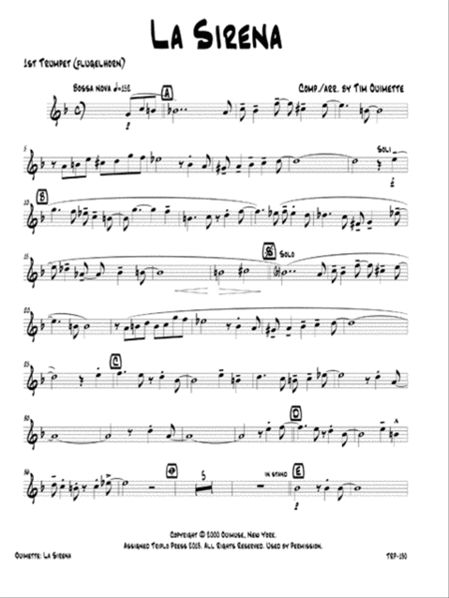 La Sirena Small Ensemble scores gallery preview page 6