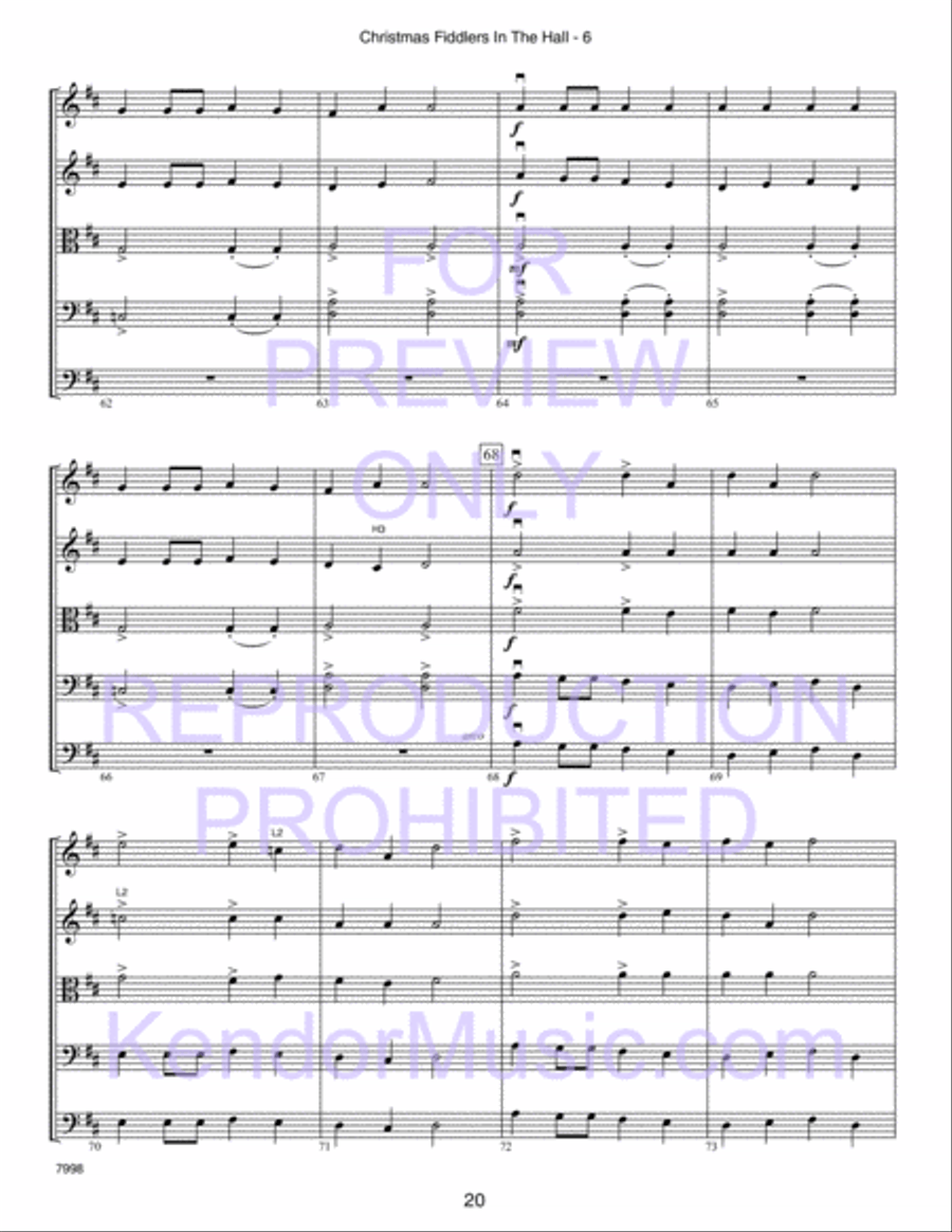 Kendor Concert Favorites, Volume 2 (Score) Score scores gallery preview page 25