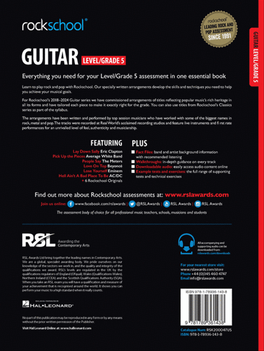 Rockschool Electric Guitar Level 5 Electric Guitar scores gallery preview page 2