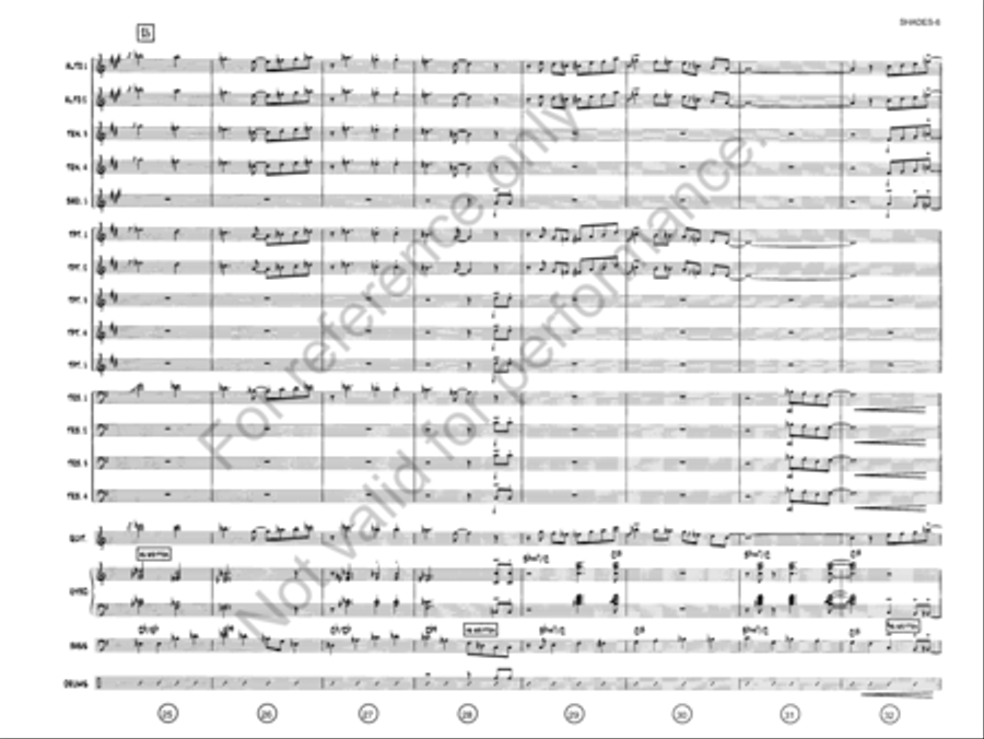 Shades On, Roof Down! Jazz Ensemble scores gallery preview page 5
