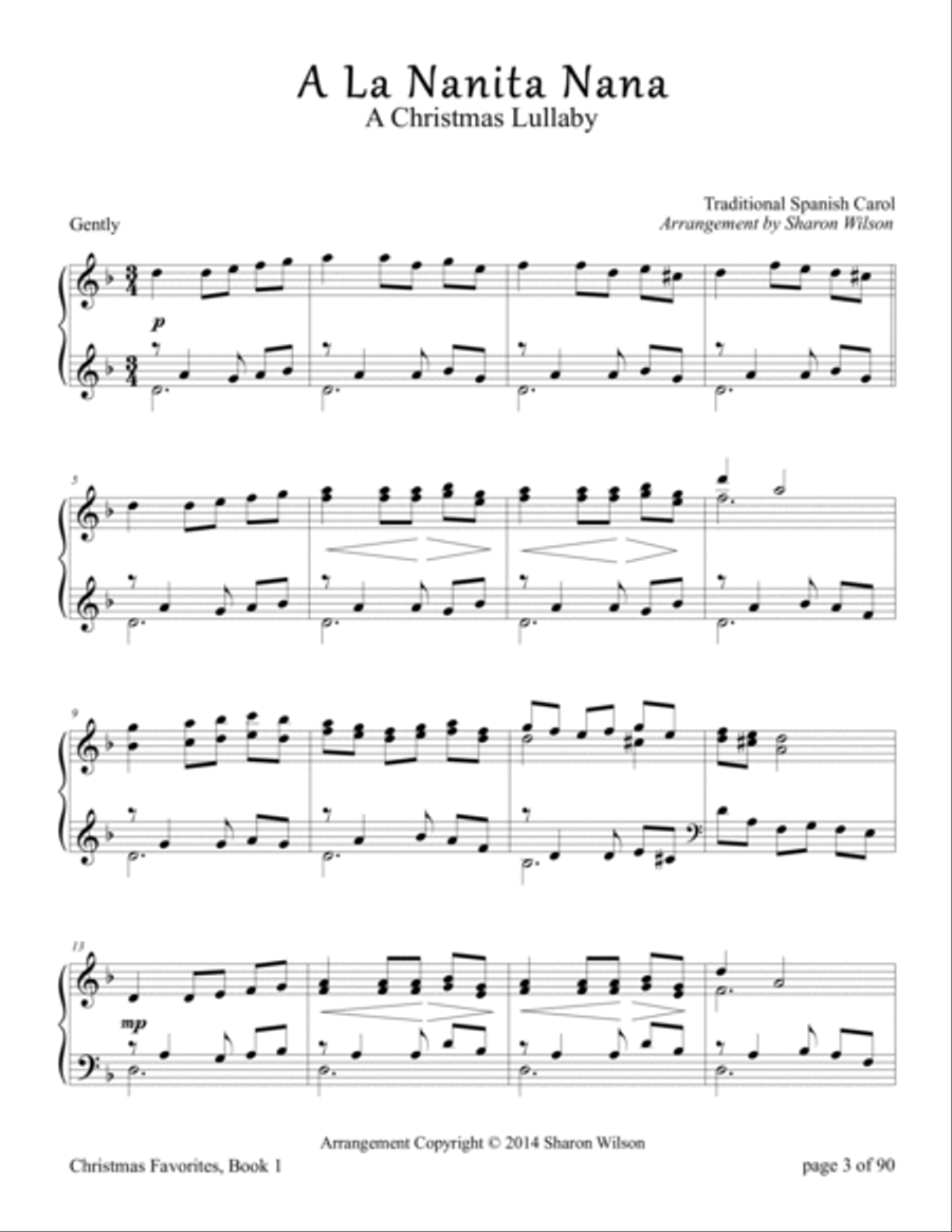 Christmas Favorites, Book 1 (A Collection of 25 Piano Solos) Piano Solo scores gallery preview page 5