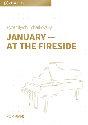 Book cover for January -- At the Fireside