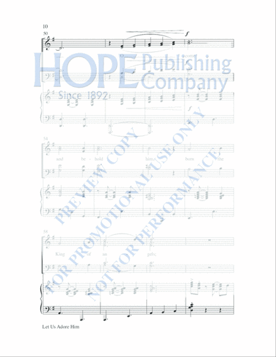 Peace 4-Part scores gallery preview page 17