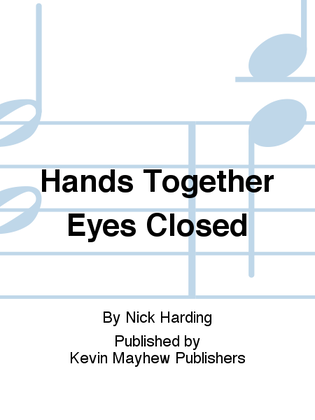 Hands Together Eyes Closed