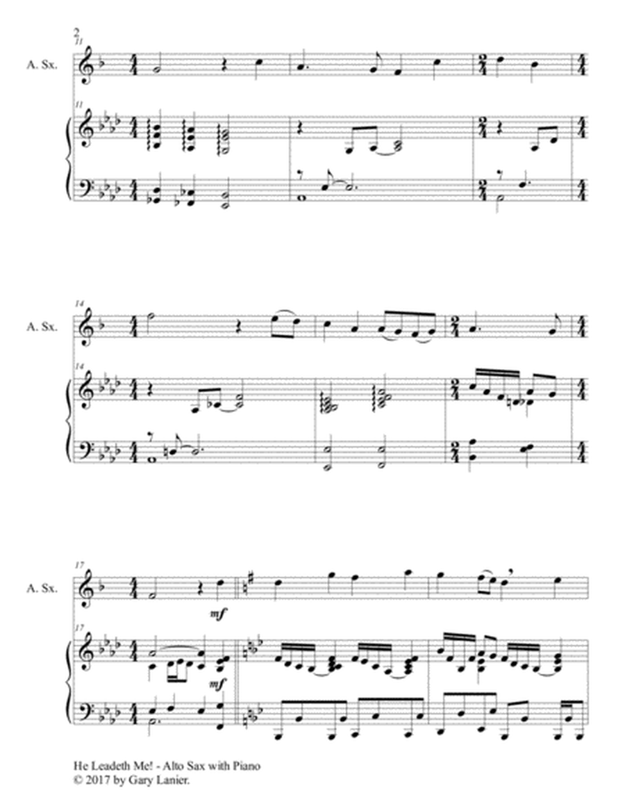 Gospel Hymns for Alto Sax (Alto Sax with Piano Accompaniment) image number null