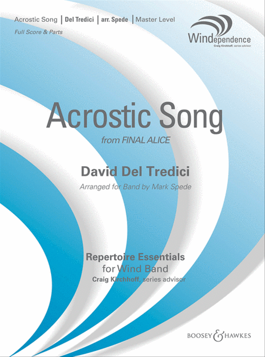 Acrostic Song (from Final Alice) Concert Band scores gallery preview page 1