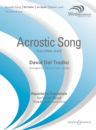 Book cover for Acrostic Song (from Final Alice)