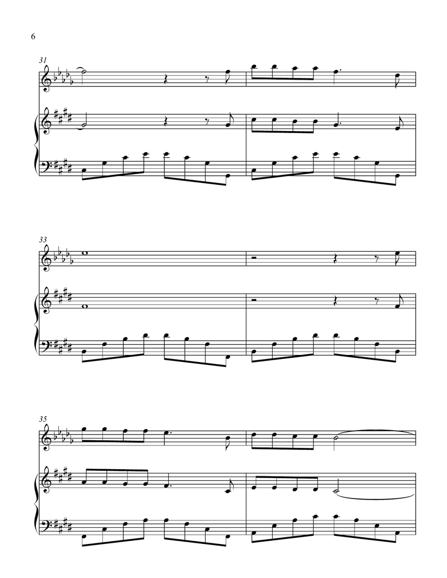 Walking In The Air Alto Saxophone scores gallery preview page 6