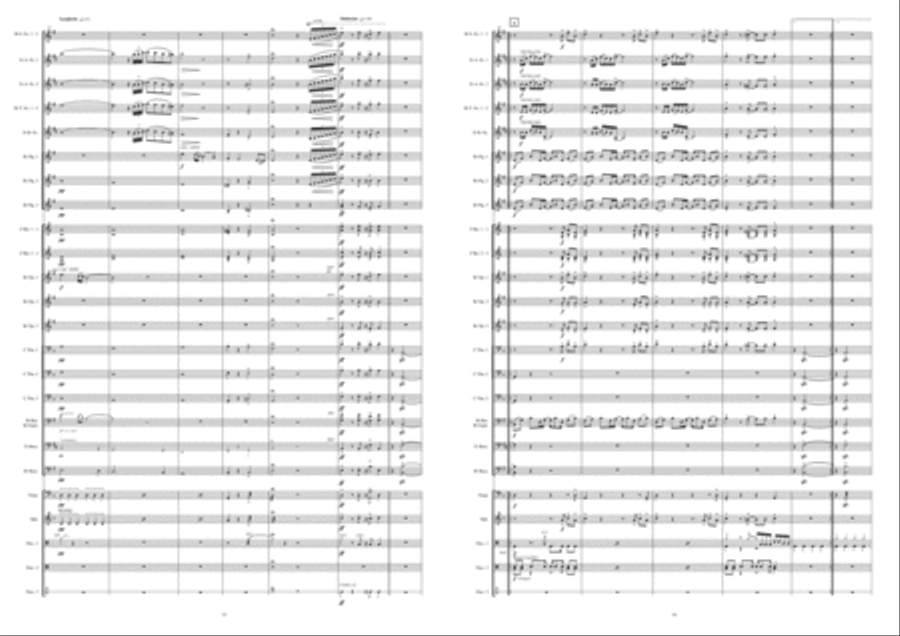 Adios Havana Fanfare Band scores gallery preview page 10