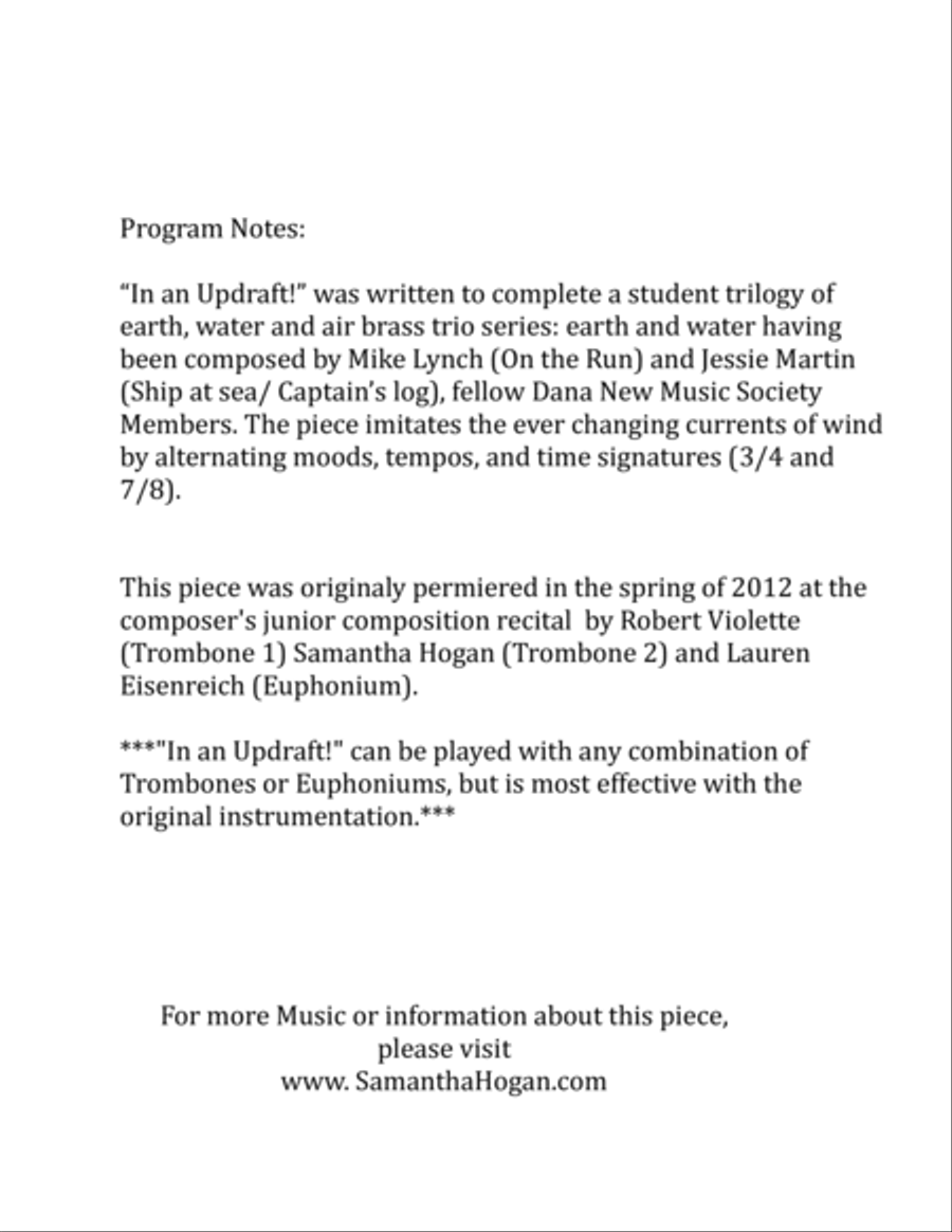In an Updraft! Euphonium scores gallery preview page 2