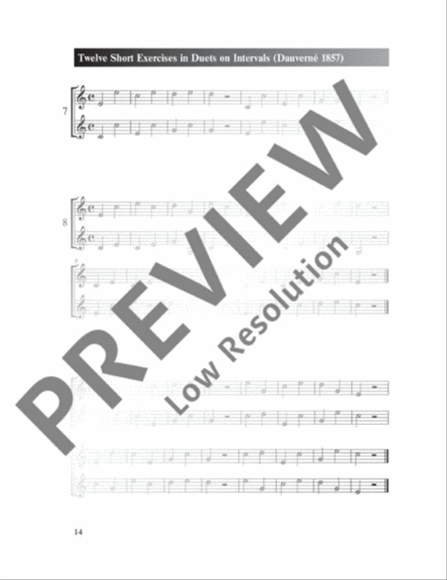 The Art of Baroque Trumpet Playing Trumpet Trio scores gallery preview page 15