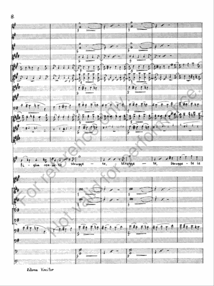Ritorna Vincitor Ritorna Vincitor Concert Band scores gallery preview page 10