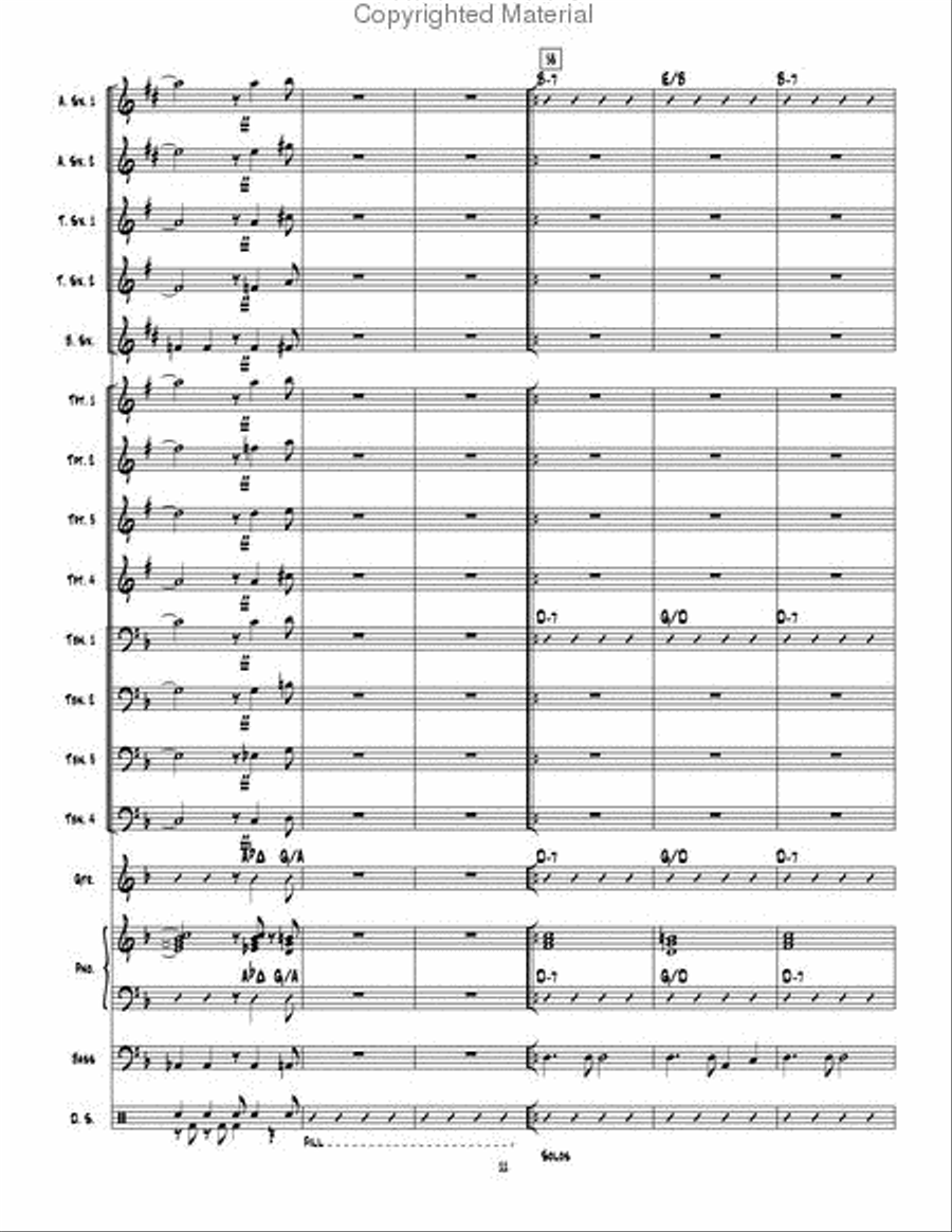 Table Time Jazz Ensemble scores gallery preview page 12