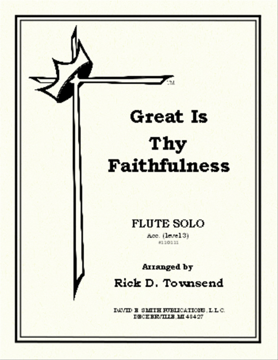 Great Is Thy Faithfulness Oboe scores gallery preview page 1