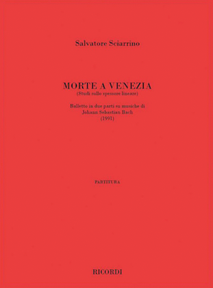 Morte A Venezia (studi Sullo Spessore Lineare)