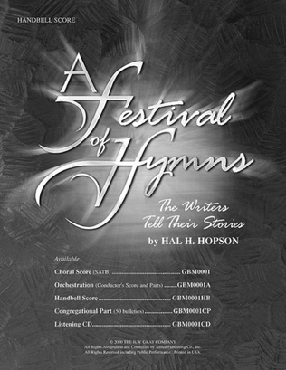 Book cover for A Festival of Hymns: The Writers Tell Their Stories