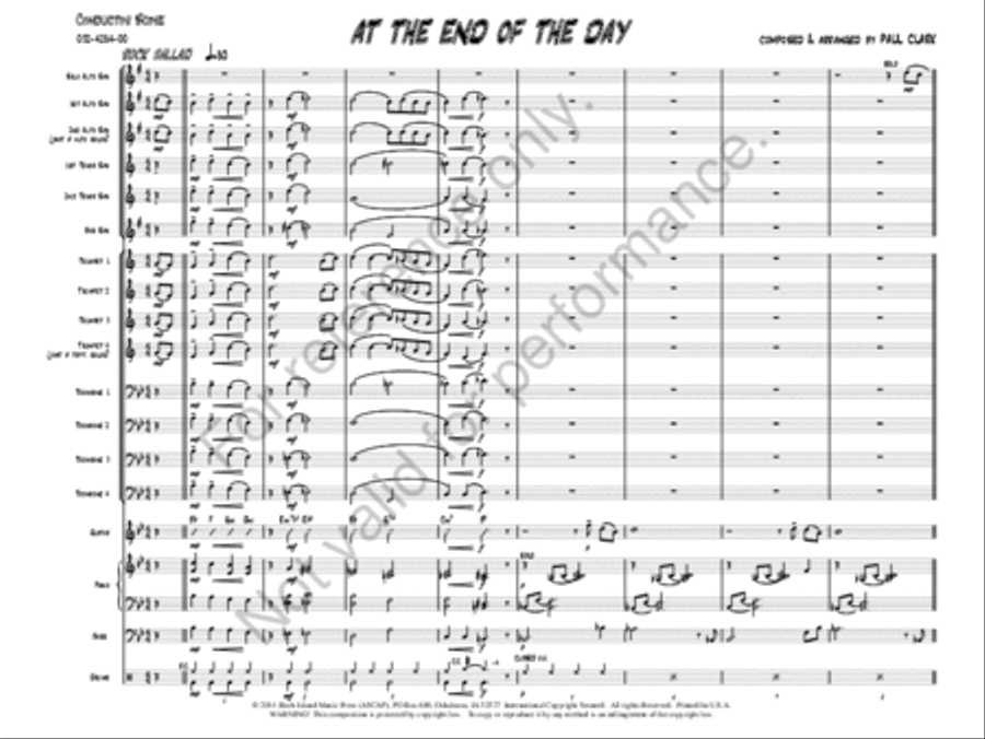 At The End Of The Day At The End Of The Day Jazz Ensemble scores gallery preview page 2