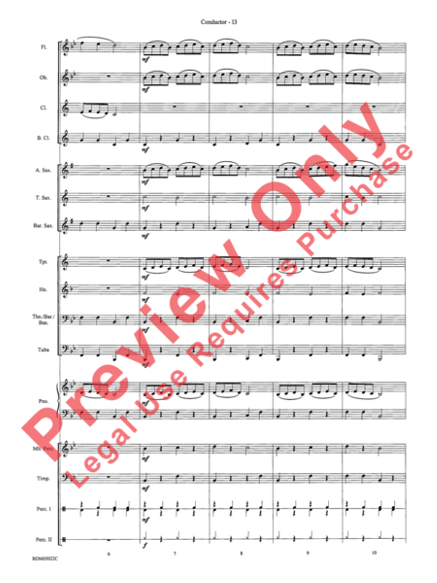 Belwin Beginning Band Kit #1 Concert Band scores gallery preview page 16