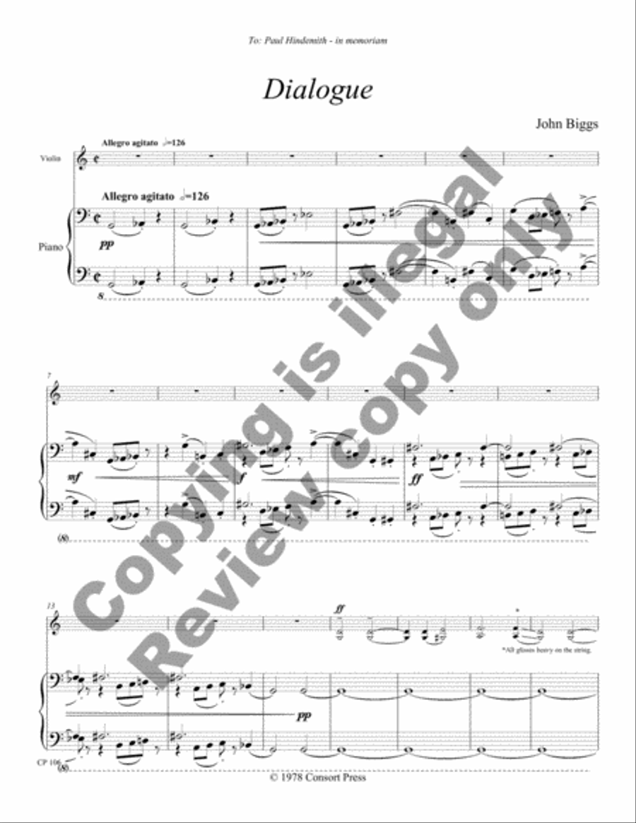 Dialog Violin Solo scores gallery preview page 11