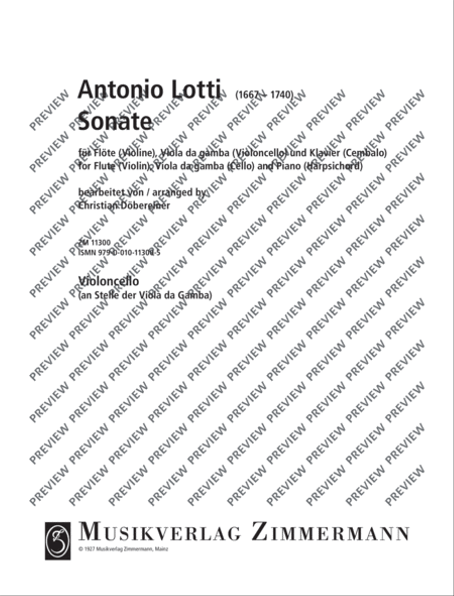 Sonata Flute scores gallery preview page 21