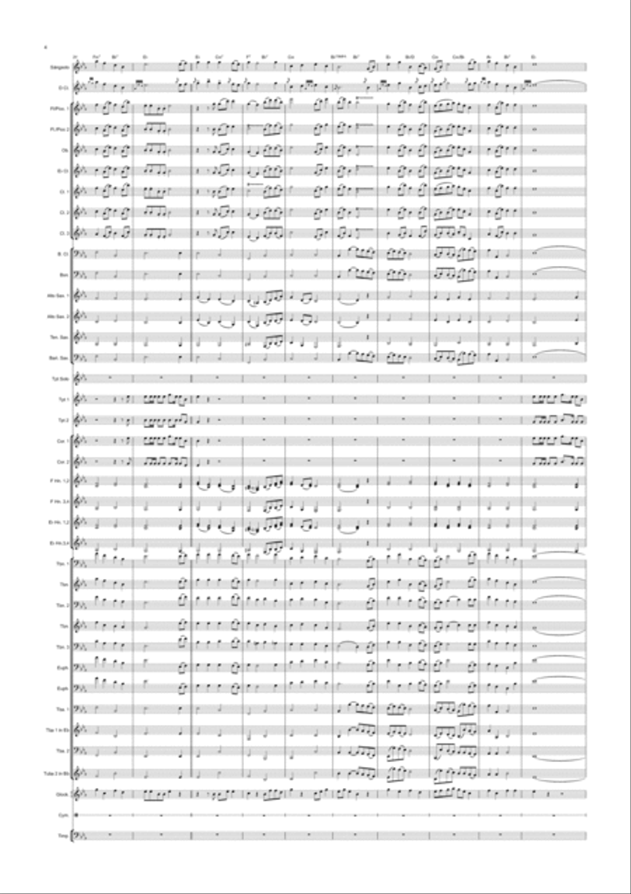 THE HOLY WINGS O SAVIOR / BRED DINA VIDA VINGAR Concert Band scores gallery preview page 4