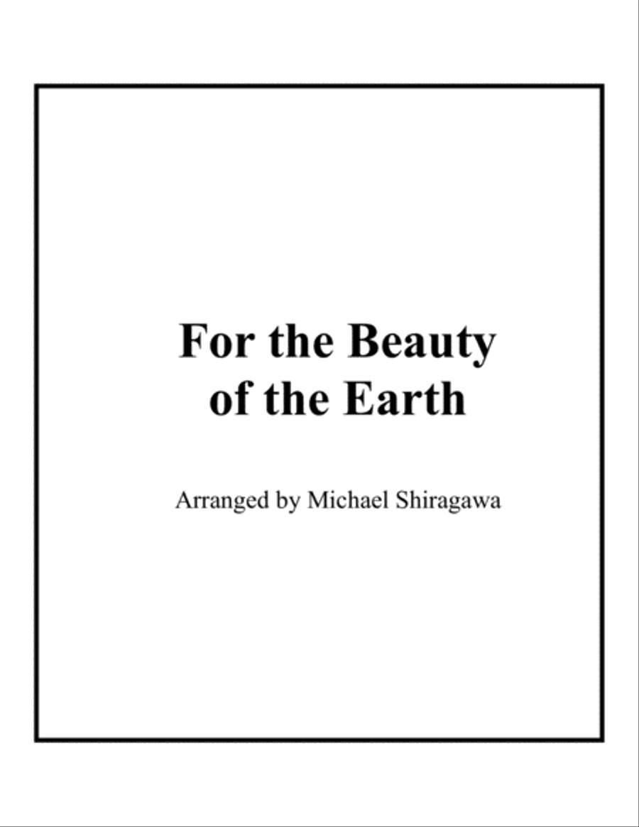For the Beauty of the Earth - Violin Violin Solo scores gallery preview page 1