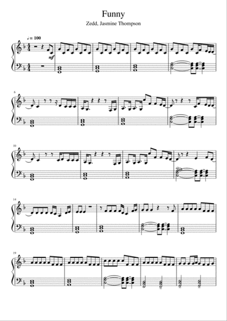 Funny Small Ensemble scores gallery preview page 1