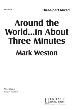Book cover for Around the World...in About Three Minutes