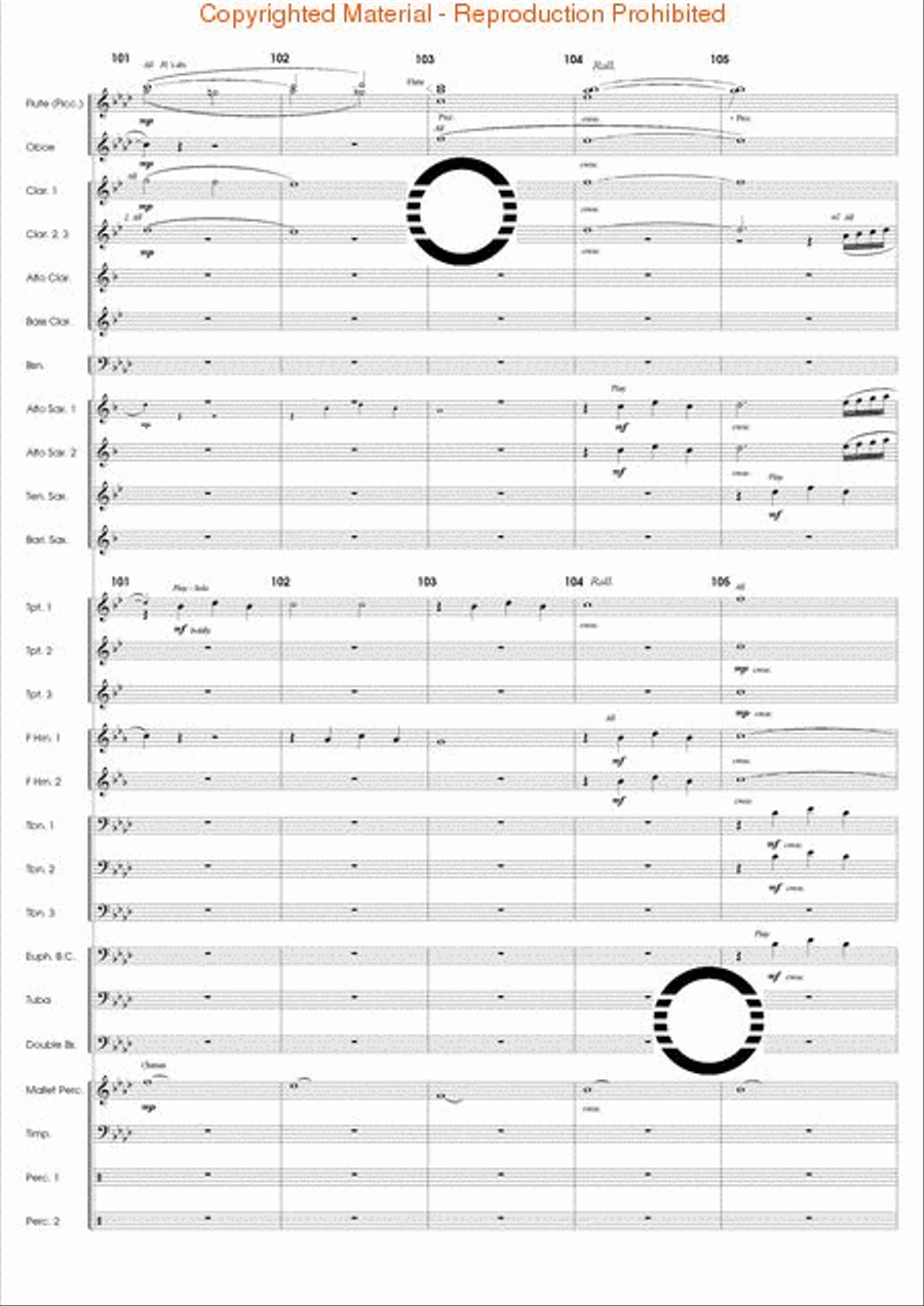The Spirit Soars Concert Band scores gallery preview page 22