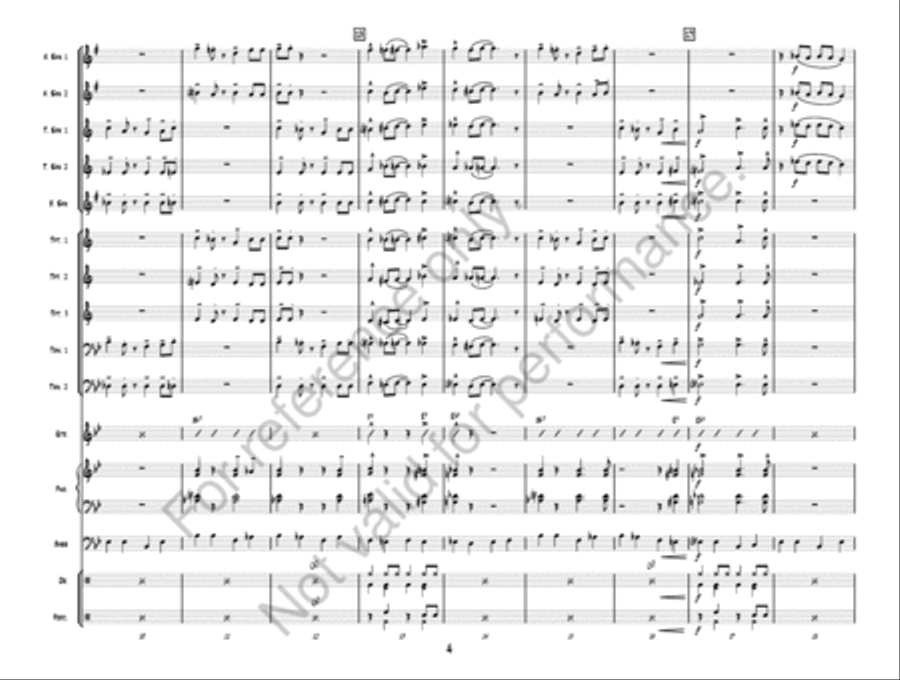 Text Me Jazz Ensemble scores gallery preview page 5