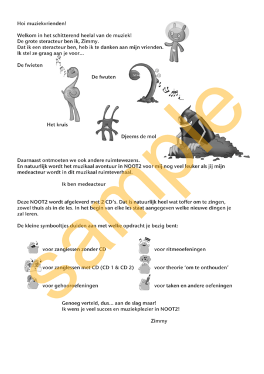 Noot 2: Teacher's book and CD CD scores gallery preview page 3
