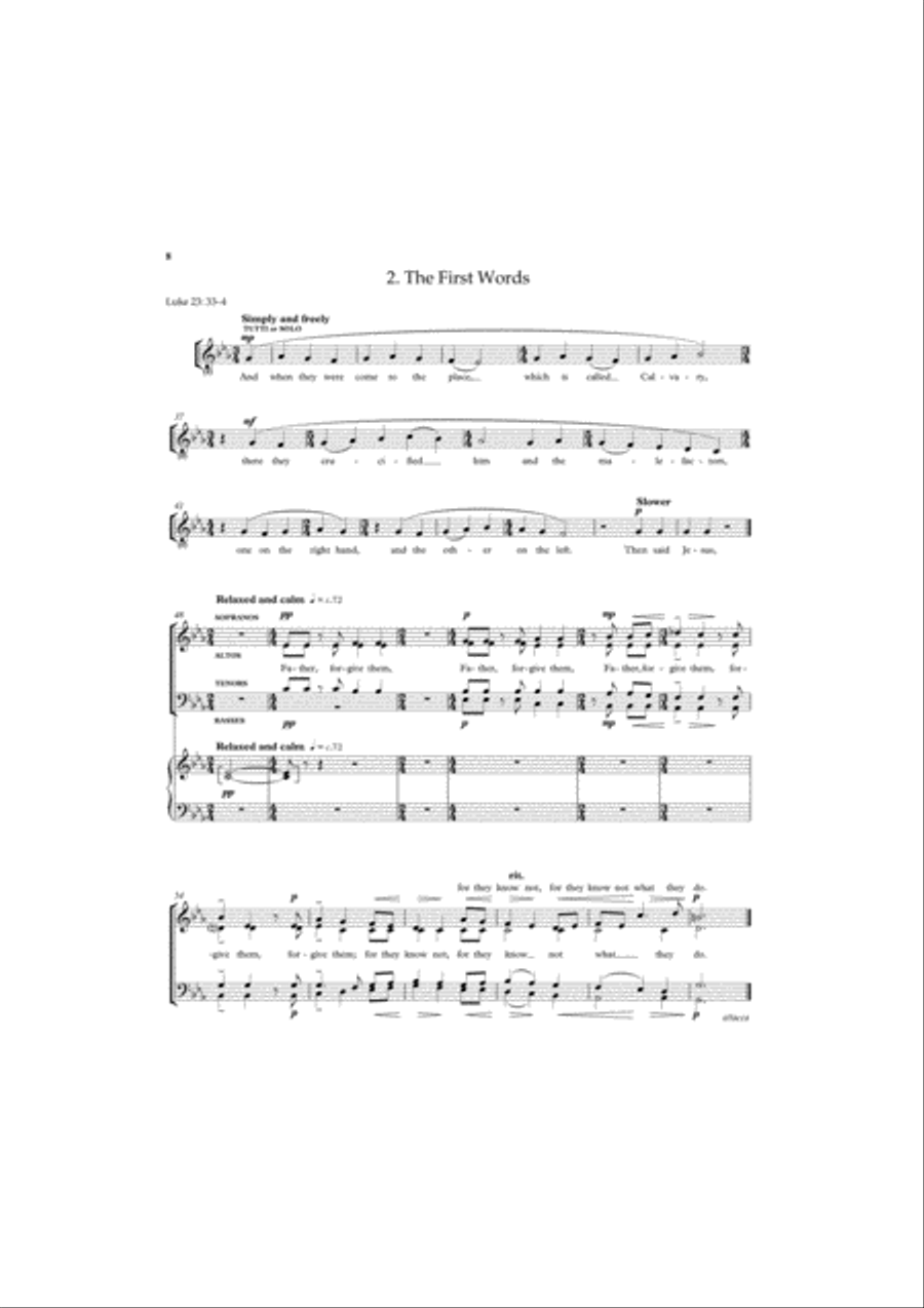 Wondrous Cross 4-Part scores gallery preview page 3