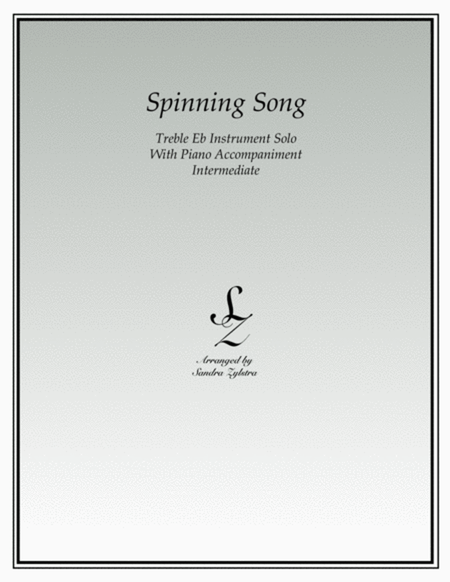 Spinning Song (treble Eb instrument solo) image number null