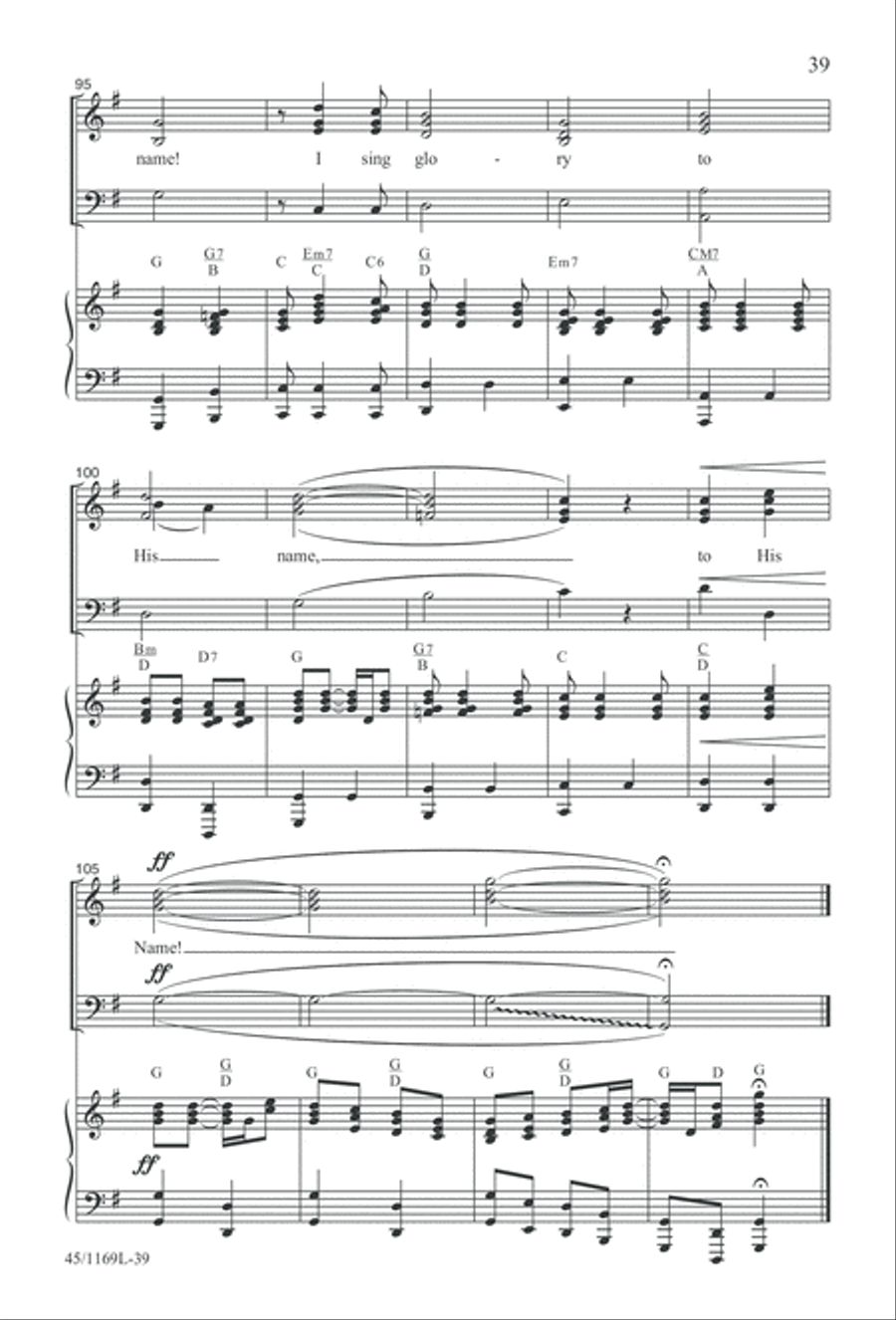 Simply Southern Gospel 3-Part scores gallery preview page 39