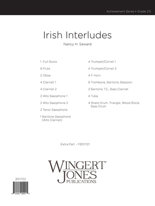 Irish Interludes - Full Score