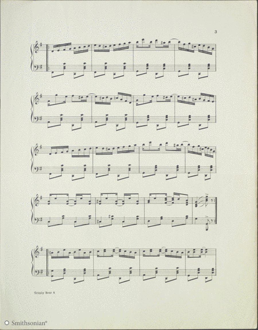 The Grizzly Bear Rag Piano Solo scores gallery preview page 3